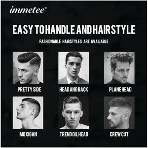 Immetee Argilla Opaca per Capelli da Uomo a Marchio Privato, <span class=keywords><strong>Cera</strong></span> Modellante a Tenuta Forte 100g, Pomata Professionale <span class=keywords><strong>Idrosolubile</strong></span> Effetto Texture - Product Image 3