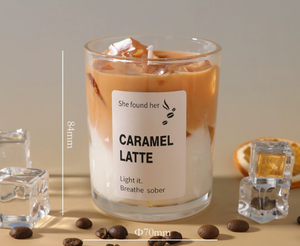 Collection de décoration d'intérieur, bougie parfumée, cadeaux d'anniversaire créatifs, bougies en forme de café glacé, latte - Product Image 5