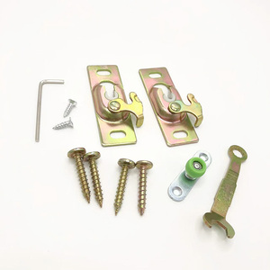 Rodillos de puerta deslizante colgantes de <span class=keywords><strong>tres</strong></span> ruedas para puertas de madera - Product Image 4