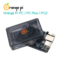 Boîtier transparent noir en ABS pour Orange Pi PC/PC Plus, coque de protection 10x10x10 pour modules et kits électroniques