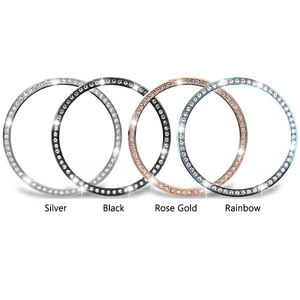 ShanHai-funda protectora de diamante para <span class=keywords><strong>Samsung</strong></span> Galaxy <span class=keywords><strong>Watch</strong></span> <span class=keywords><strong>4</strong></span>, 40, 44mm, <span class=keywords><strong>4</strong></span> clásicos, <span class=keywords><strong>46</strong></span> y 42mm, anillo de Metal para parachoques - Product Image 3