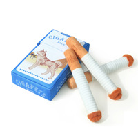 Jouet pour animaux de compagnie transfrontalier du fabricant, en peluche, simulation de boîte à cigarettes, jouet sonore et à mâcher pour chien