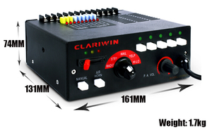 200 Watt 12v 24v sirène klaxon amplificateur avertissement d'urgence pour véhicule camions de pompiers sauvetage trafic patrouille véhicule - Product Image 6