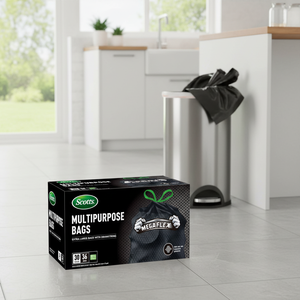 Sacchi per la Spazzatura Scotts, 36 Sacchi da 30 Galloni, Grandi Sacchi con Cordoncino, Sacchi Neri Usa e Getta Resistenti allo Strappo per Uso Domestico in Cucina - Product Image 3