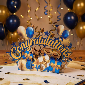 <b>Top</b> Trending Congratulations 3D Pop Card Offset Printed Handmade Customized Design Fairy Style Wedding Events Art Paper Card - Product Image 1