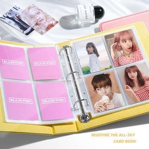 <span class=keywords><strong>Sunwood</strong></span> Funkelnder PU-Ordner A4/A5 Kpop Fotokarten-Sammelbuch Großes Kartenalbum Macaron PU-Leder Idol-Fotoalbum - Product Image 5