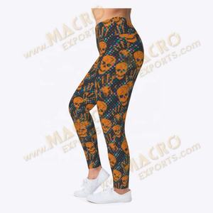 Leggings personalizados al por mayor impresos apretados Fitness deportes Yoga para mujeres con Impresión digital personalizada transpirable de secado rápido - Product Image 2