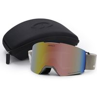 Ensemble de lunettes de ski à lentilles magnétiques en gros, lentilles interchangeables, anti-buée, protection UV, commande en gros pour adultes, logo personnalisé, ODM, OEM