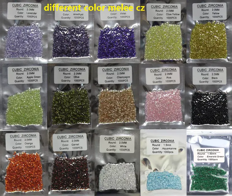 Starsgem Loose Gemstone Manufacturer synthetic gems Zircon CZ Stone Cubic Zirconia