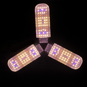 Lámpara <span class=keywords><strong>LED</strong></span> de Cultivo de Plantas de <span class=keywords><strong>Espectro</strong></span> <span class=keywords><strong>Completo</strong></span>, Plegable, con Tres Hojas, 24W 36W, Alto CRI 95, para Cultivo de Semillas y Vegetales en Invernadero - Product Image 6