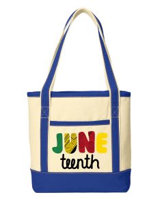 Sac fourre-tout en toile épaisse 12 oz avec logo personnalisé, idéal pour les cadeaux de club de vin, réutilisable, avec soufflets contrastants, sac de courses à bandoulière, sac bateau - Product Image 2