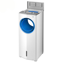 Refroidisseur d'air évaporatif sans lame JH-200J 80W Réservoir 4L 900m³/h 360° °   Refroidisseur portable à commande par bouton rotatif
