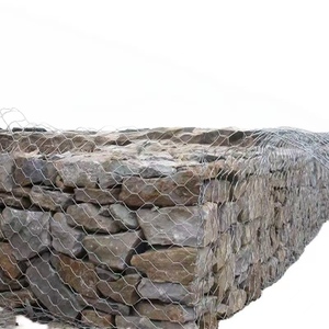 Grillage hexagonal galvanisé pour gabions - Treillis robuste pour cages à pierres, murs de soutènement et lutte contre l'érosion - Product Image 1