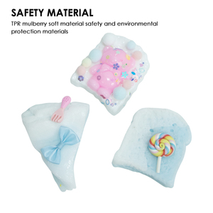 Juguete de Alimentos de Alta Calidad con Forma de Pan y Pastel para Niños, de Rebote Lento, Ecológico, Antiestrés y para Descompresión - Product Image 2