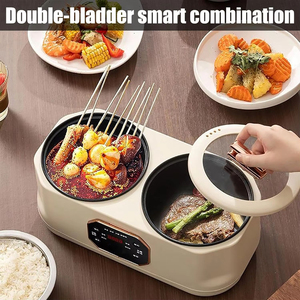 Marmite Électrique Portable 2,5 L 700W avec Contrôle de Température et Vapeur, Classe d'Efficacité Énergétique pour Usage Domestique et Extérieur - Product Image 3