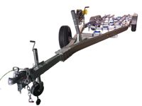 Remorque de bateau en aluminium haut de gamme, 23 pieds, qualité durable, avec freins hydrauliques