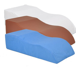 Coussin de positionnement pour les jambes 60x28x15 cm en éponge de coton pour soins et rééducation des jambes - Product Image 4