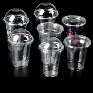 定制设计 22 盎司带盖塑料一次性杯
