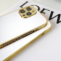 Étui de téléphone en TPU PC avec revêtement électrolytique de luxe, sublimation 2D, mode streetwear, antichoc, sangle de téléphone, personnalisable en gros pour 16 Pro Max