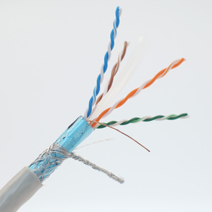 Câbles de données Cat6A <span class=keywords><strong>F</strong></span>/<span class=keywords><strong>UTP</strong></span> LSZH PVC Câble <span class=keywords><strong>Ethernet</strong></span> <span class=keywords><strong>Cat</strong></span> <span class=keywords><strong>6</strong></span> 23AWG Cuivre - Product Image 1