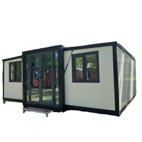Vente en gros usine – Nouvelle maison conteneur de luxe mobile, pliable et extensible de 20 pieds et 40 pieds, 2 ou 3 chambres, durable, pour centres de villégiature extérieurs