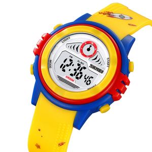 SKMEI 2266 électronique enfants enfants dessin animé coloré étanche garçons filles belles montres-bracelets numériques Relojes - Product Image 1