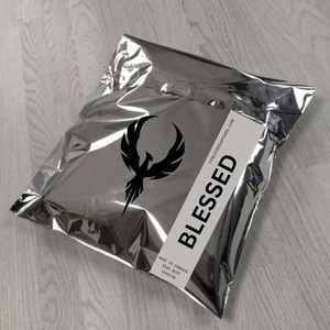 Custom Silver Foil Mailing Bags Self-adhesive Holographic Laser Poly Mailers Clothes Packaging Bags - Product Image 4