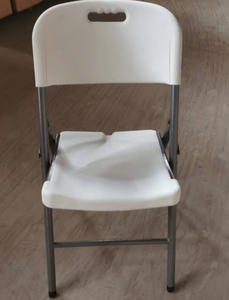 Chaise pliante <span class=keywords><strong>de</strong></span> <span class=keywords><strong>jardin</strong></span> en plastique HDPE moderne et économique, portable, empilable, confortable, pour hôtel, parc, usage extérieur - Product Image 2