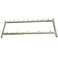 3 pouces 5 Shots Slot Frame Tubes Firework Shells Fiberglass Display Rack