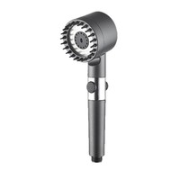 Ensemble de douche à main pressurisé haute performance, moderne et minimaliste, électroplaqué, avec filtre flexible pour salle de bain domestique
