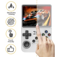 Pelindung layar Tempered untuk konsol Game R36S R35S RGB20S 3.5 inci pemutar Game genggam pelindung kekerasan 9H Ultra jernih