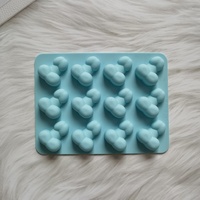 12-Loch 3D Sexy Penis Silikon-Kuchenform, Dick-Eiswürfelform, DIY Schokoladen-Penisform, Geburtstagsparty-Kuchendekoration