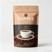 Sacs à café personnalisés recyclables, résistants à l'humidité, 12 oz, 5 lb, avec valve, pour l'emballage d'écouteurs, vente en gros