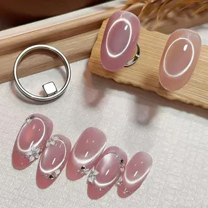 Black Hole Shape Cat Eye <b>Nail</b> Art Magnet Suck Hollow Cat Eye <b>Nail</b> Art Effect Magnet Ring for Magnetic Gel Polish Manicure <b>Tools</b> - Product Image 3