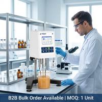 Viskometer Rotasi Digital NDJ-5S 1-100000 MPas 4 Kecepatan Rotor 1-4 Pelapis Cat Tinta Cairan Penguji Viskositas Laboratorium