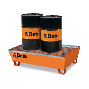 Tanque de recolección de acero Beta 1889N para contención de líquidos, capacidad de 200lt - Product Image 3