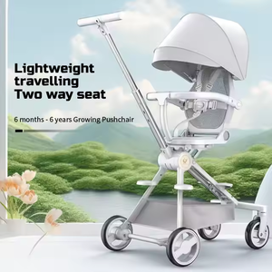 Carrito <span class=keywords><strong>de</strong></span> Bebé Todoterreno Plegable y Portátil JXB Personalizable con <span class=keywords><strong>Silla</strong></span> <span class=keywords><strong>Giratoria</strong></span> Bidireccional - Product Image 3