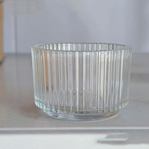 ガラスキャンドルホルダー瓶家庭用ホテルウェディング用ミニ方向ティーライトカスタム良いグレード - Product Image 6