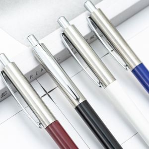 Wholesale New Press Supply Metal Aluminum Ballpoint <b>Pen</b> With Multi-Color Advertising Printed Custom Logo for Business Bank Gift - Product Image 2