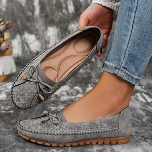 Women Bow Knot Ballet Flat <b>Shoes</b>,Casual Loafers <b>Shoes</b> for Ladies,Slip-On Moccasins for Daily Walking & Office - Product Image 3