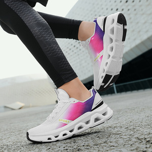 Chaussures de course respirantes et légères personnalisables avec logo de marque, doublure en mesh, pour hommes et femmes, chaussures d'entraînement d'extérieur, usine d'origine - Product Image 3