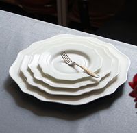 Assiette de présentation festonnée à bordure dorée luxueuse, 33 cm, motif tournesol, assiette décorative en forme de fleur
