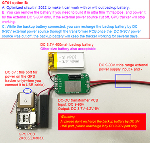 DC 6V-48V Phổ Chi Phí Thấp Xe/TV/Máy Tính Xách Tay/Xe Máy GPS Theo Dõi Thiết Bị Hỗ Trợ APP + Web + SMS Hệ Thống Theo Dõi GPS - Product Image 5