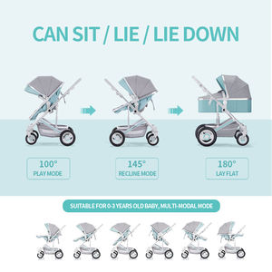 Gute Qualität Günstiger Preis Großhandel Kinderwagen Falten Zwei-Wege-Push-Baby-Buggy Geeignet für Baby-Wirbelsäule - Product Image 4