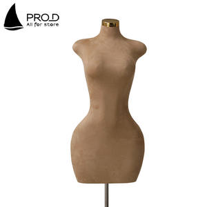 Manekin ukuran besar wanita, Eropa dan Amerika model rak menampilkan manekin badan cokelat - Product Image 2