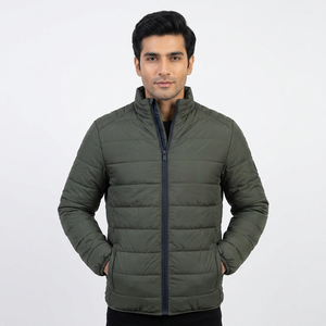 Chaqueta Jacquard personalizada para hombres y mujeres, exquisita chaqueta acolchada con capucha y patrón de bordado Vintage, tela de lona hecha directamente de fábrica - Product Image 1
