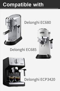 Accessori per macchine da <span class=keywords><strong>caffè</strong></span> ugello a vapore per camera d'aria in schiuma di latte per Delonghi presta EC680/EC685, EC9335, ECP3420, ECO310 - Product Image 2