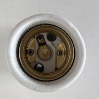 Pas cher prix E40 Edison vis Brésil E39 douille de lampe en céramique émaillée support de lampe en porcelaine