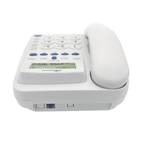 Telepon berkabel, telepon rumah Desktop telepon kabel untuk rumah kantor Hotel penggunaan, Speakerphone, penyetel kecepatan satu sentuhan - Product Image 6