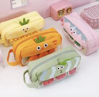 Fruit Groente Paradijs Cartoon Pluche Etui Stijl Pennenbakje Middelbare scholieren Japanse stijl Populair China